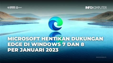 Microsoft Hentikan Dukungan Edge Di Windows Dan Per Januari