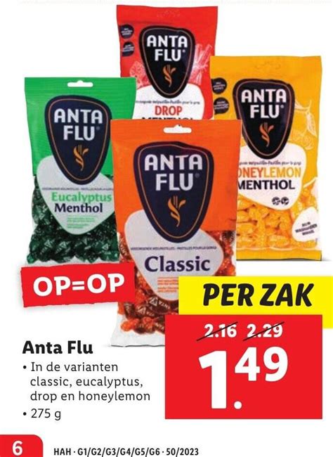 Anta Flu Aanbieding Bij Lidl