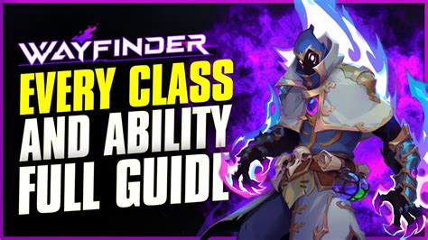 Wayfinder Class Selection Every Skill And Signature Weapon Gameplay