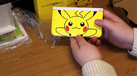 Pikachu Ds Xl Unboxing Youtube