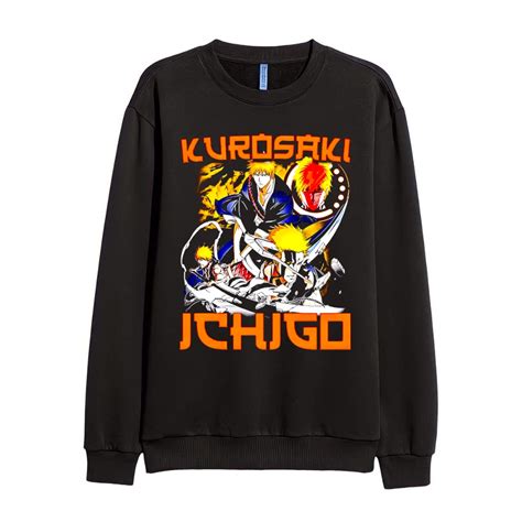 Jual Psycho Crucify Kurosaki Ichigo Crew Neck Sweater Sweater