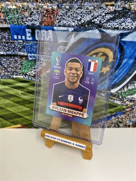 Adesivo Panini Fifa Coppa Del Mondo Qatar Kylian Mbappe Francia