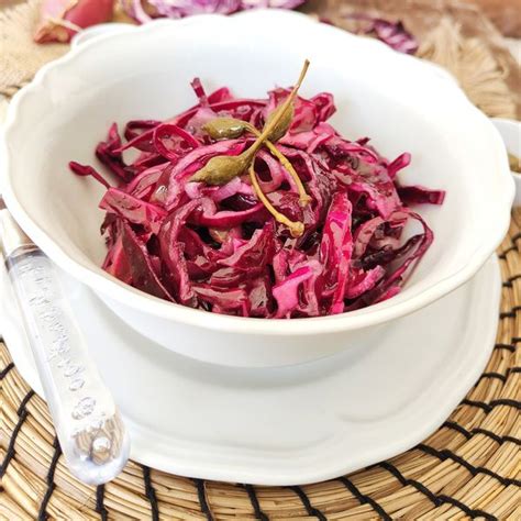 Insalata Di Cavolo Rosso In Agrodolce Al Ta Cucina Paola Catalano