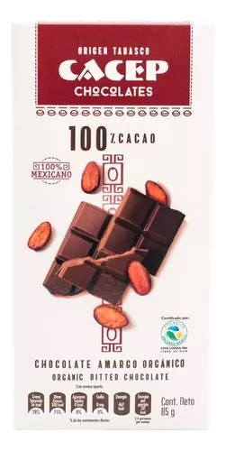 Barra De Chocolate Org Nico Amargo Cacao Cacep G Mercadolibre