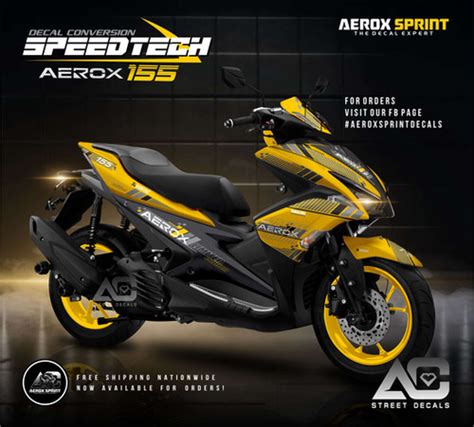 Aerox Speedtech Decals Aclove Street Decals