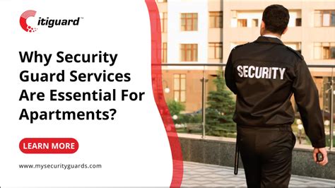 Why Security Guard Services Are Essential For Apartments Citiguard