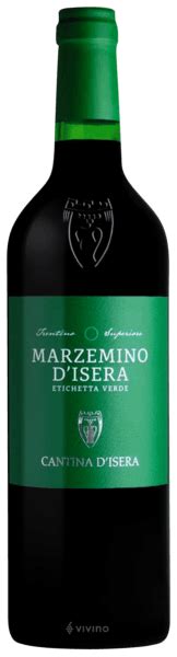 Cantina D Isera Marzemino D Isera Etichetta Verde Trentino Superiore