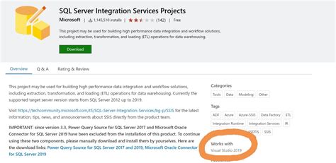 Sql Server SSIS Extension For Visual Studio 2022 Stack Overflow