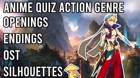 Anime Quiz Action Genre Openings Endings OST And Silhouettes YouTube