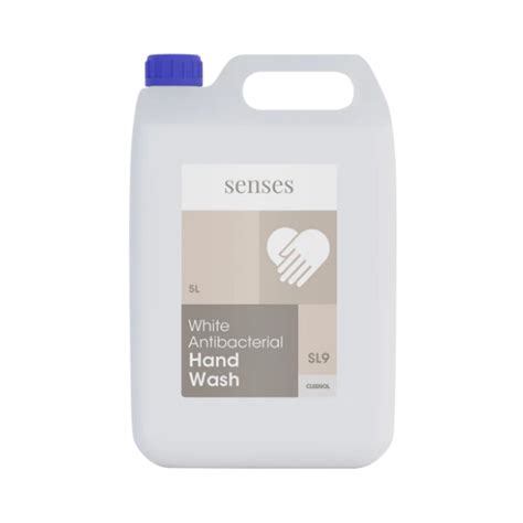 Senses White Antibacterial Hand Wash 5l Somerton Paper Service Isle