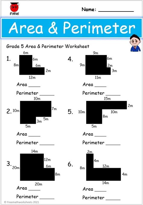 Area And Perimeter Worksheets Grade 4 Free