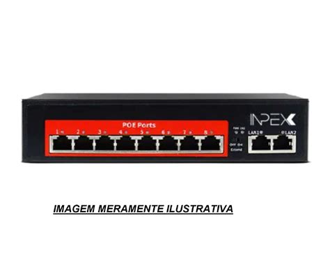 Somos Importador E Distribuidor De Switch De Rede Poe Portas Ipx S P