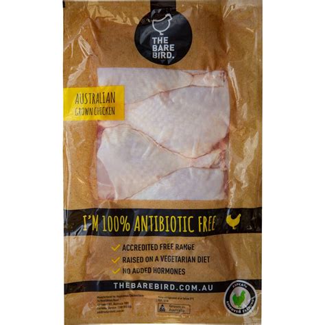 The Bare Bird Free Range Chicken Drumsticks 1kg 15kg Woolworths