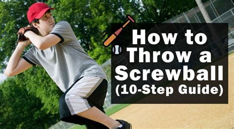 11 Types Of Baseball Pitches And How To Throw Them