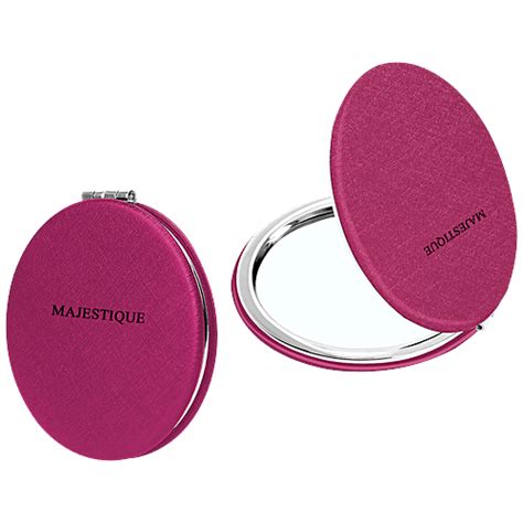 Buy Majestique Compact Makeup Mirror Round Pu 1x 2x Magnification