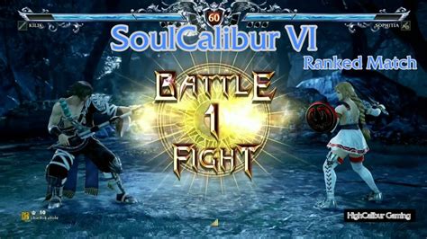 Soulcalibur Vi Sophitia Vs Kilik Chieftokabole Ranked Match Youtube