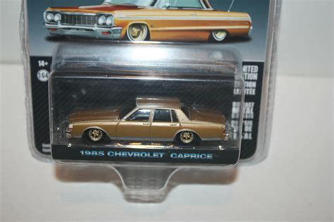 1985 Chevrolet Caprice Lowrider Gold Diecast 164 Scale Diecast
