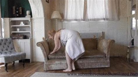 Humiliated Naked Ellie Roe Stuck Under Sofa STRIP EM NAKED Clips Sale
