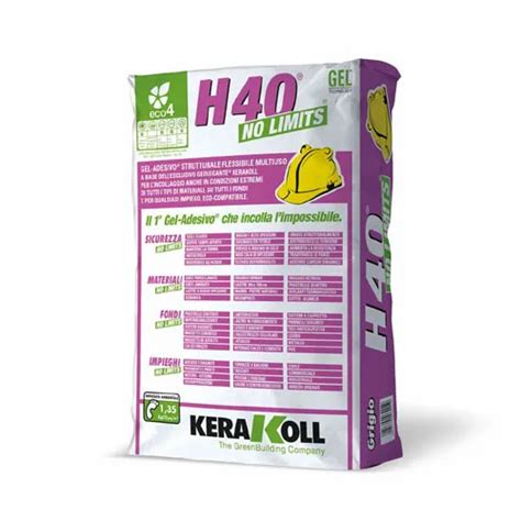 H 4o Kerakoll H40 No Limits Grey 25 Kg Bag Rs 1300 Bag KGM Traders