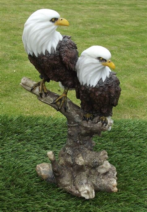 Gartenfigur Adler Greifvogel 5692 Weißkopfseeadler 32cm Garten