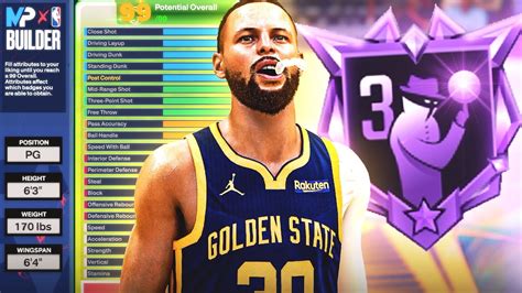 6 3 Steph Curry Build Has 98 THREE HOF SPEED BOOSTER Making It The