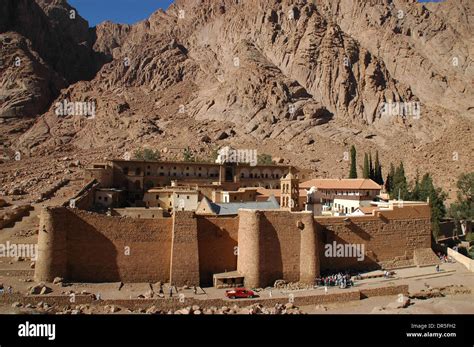 St Catherines Monastery South Sinai Egypt In The Shadow Of The