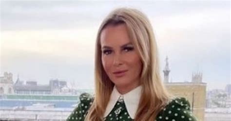 Amanda Holden 51 Parades Ageless Figure As She Pours Curves Into