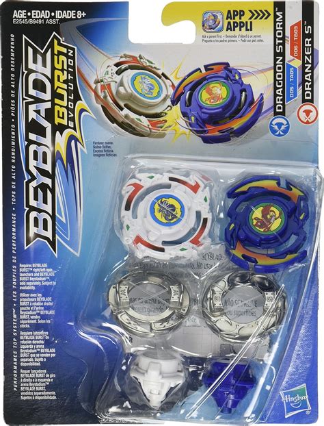 Beyblade E Dragoon Storm E Dranzer S Spinning Top Amazon It