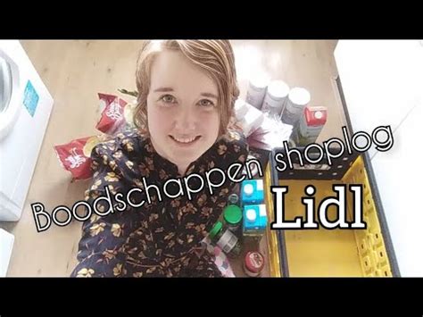 Boodschappen Shoplog Lidl YouTube