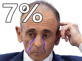 Sticker De Lebebequivomit Sur Zemmour Defaite Election Triste Pleure