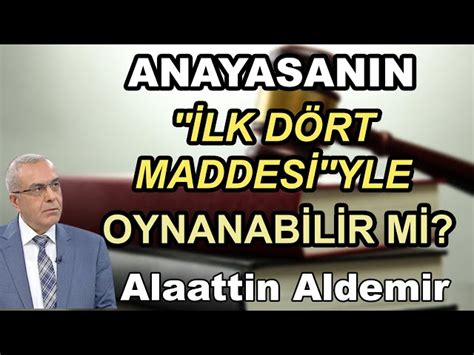 Anayasanın İlk Dört Maddesi yle Oynanabilir Mi Gizem Fidan İle