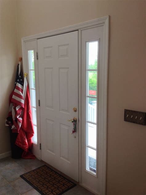 Fiberglass Entry Door And Storm Door For A Country Farmhouse In Carroll