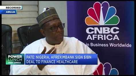 Pate Nigeria Afreximbank Sign 1bn Deal To Finance Healthcare CNBC