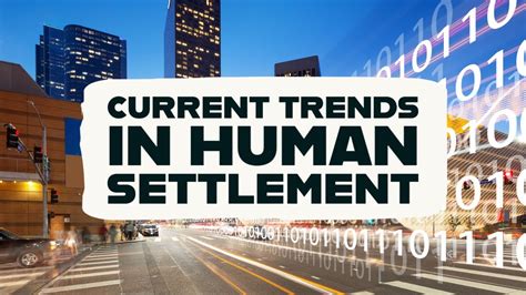 Identify And Describe Significant Current Trends In Human Settlement Grade 8 Geography Lesson