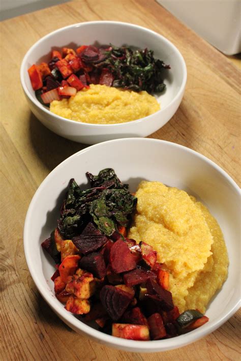 Roasted Beets Polenta Hearty At Home Recipes