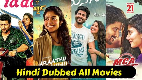 Sai Pallavi All Hindi Dubbed Movies List Sai Pallavi Hindi Movies