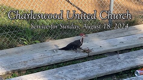 Charleswood United Church Sunday August Youtube