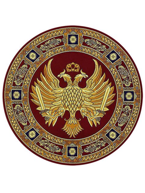 Килим кръгъл с орли - Църковен магазин "Свети Стилиян"
