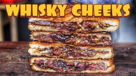 SMOKED WHISKY CHEEK SANDWICHES English BBQ Video 0815BBQ YouTube