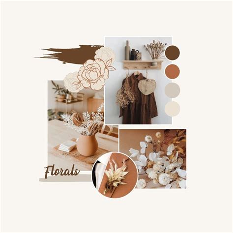 Decor NATion Moodboard Dried Florals Trending Decor Floral Mood