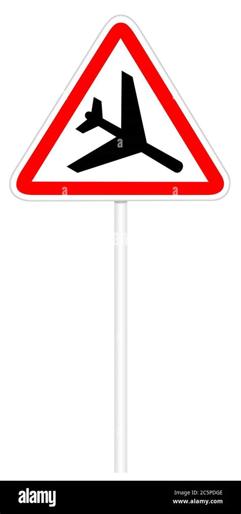 Low Flying Aircraft And Sign Cut Out Stock Images Pictures Alamy