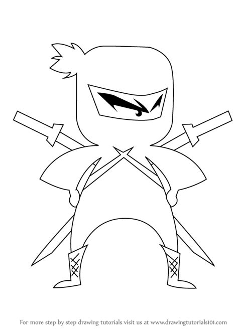 Easy Ninja Drawing At Getdrawings Free Download