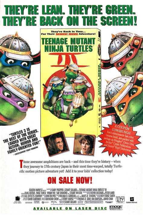 ‘teenage Mutant Ninja Turtles Iii Is Now Available On Videocassette