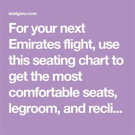 Emirates Boeing 777-300ER (77W) Seating Chart