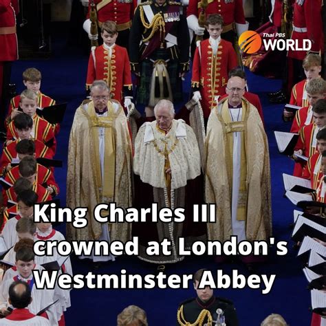 Thai PBS World On Twitter King Charles III Was Crowned On Saturday In