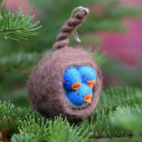 Needle Felted Ornaments By Bossysfeltworks On Etsy