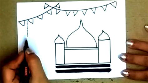 Muharram Step By Step Drawing Eid Mubarak Greeting Cards Handmade