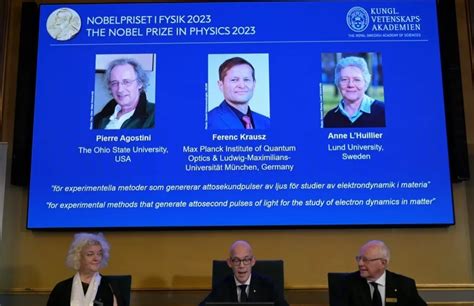 Premio Nobel De Física Tres Científicos Recibieron La Distinción Por