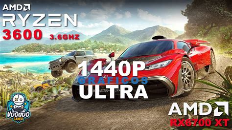 Forza Horizon 5 Amd Ryzen 5 3600 Amd Radeon Rx 6700 Xt 1440p 165hz Graficos Ultra