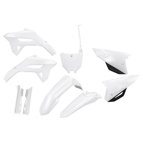 FULL KIT PLÁSTICO UFO HONDA CRF 250R 22 23 CRF 450R 21 23 BLANCO